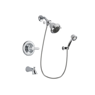 Delta Lahara Chrome Tub and Shower Faucet System with Hand Shower DSP0299V