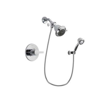 Delta Compel Chrome Shower Faucet System w/ Shower Head and Hand Shower DSP0304V