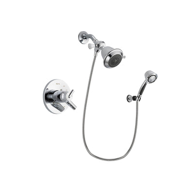 Delta Trinsic Chrome Shower Faucet System w/ Showerhead and Hand Shower DSP0312V