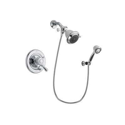 Delta Leland Chrome Shower Faucet System w/ Shower Head and Hand Shower DSP0316V