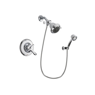 Delta Linden Chrome Shower Faucet System w/ Shower Head and Hand Shower DSP0320V