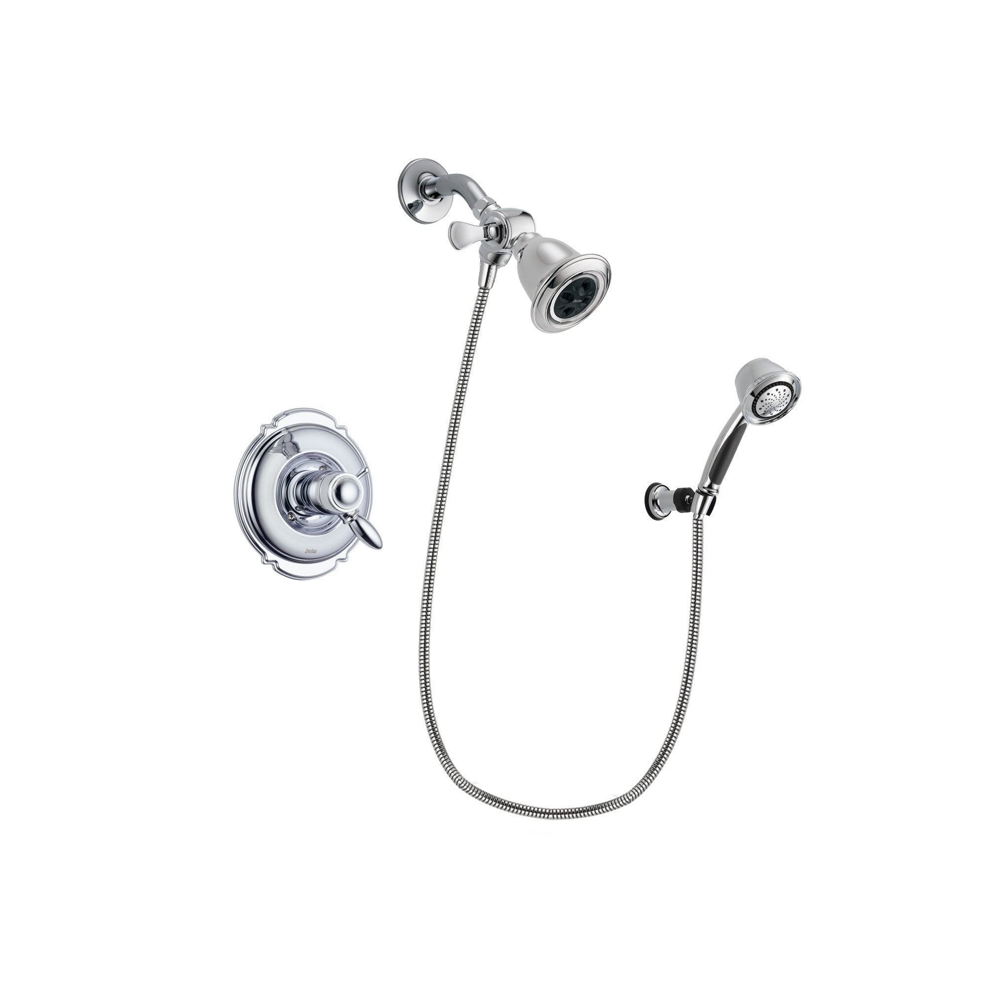 Delta Victorian Chrome Shower Faucet System Package with Hand Shower DSP0326V
