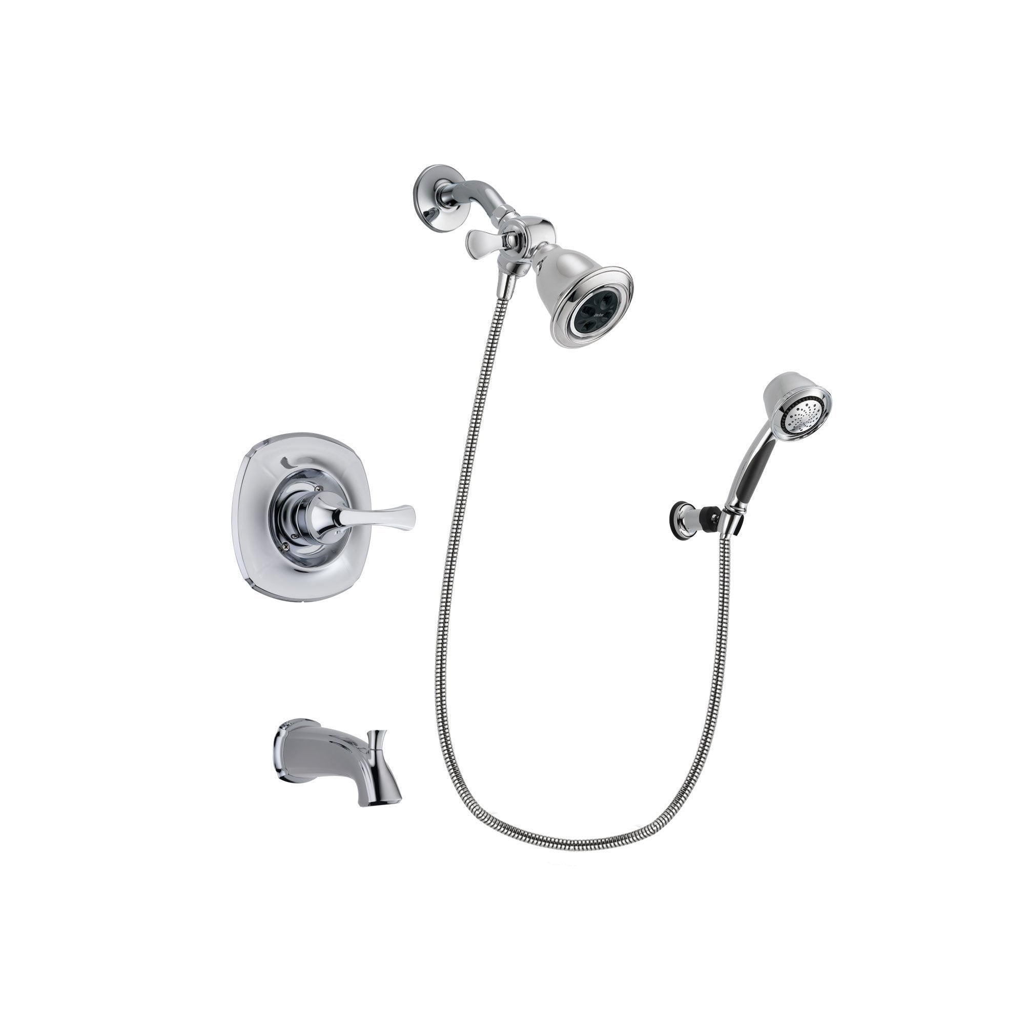 Delta Addison Chrome Tub and Shower Faucet System with Hand Shower DSP0339V