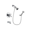 Delta Trinsic Chrome Tub and Shower Faucet System with Hand Shower DSP0345V