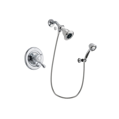 Delta Leland Chrome Shower Faucet System w/ Shower Head and Hand Shower DSP0350V