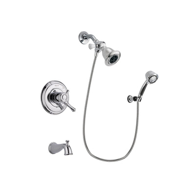 Delta Cassidy Chrome Tub and Shower Faucet System with Hand Shower DSP0355V
