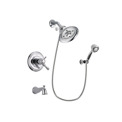 Delta Cassidy Chrome Tub and Shower Faucet System with Hand Shower DSP0365V