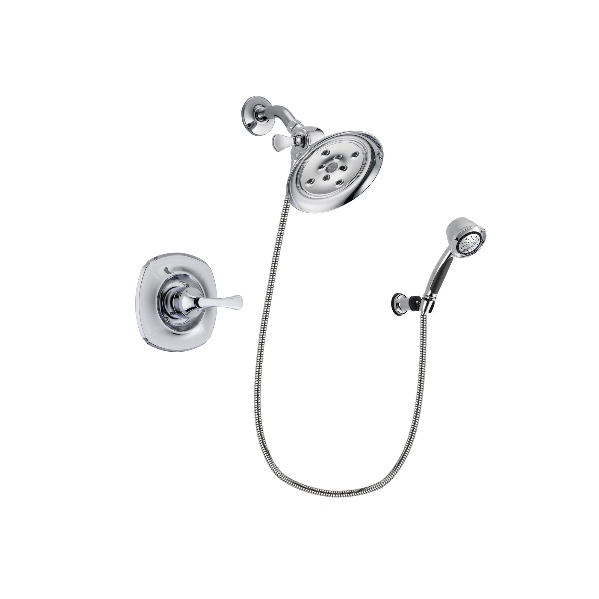 Delta Addison Chrome Shower Faucet System w/ Showerhead and Hand Shower DSP0374V