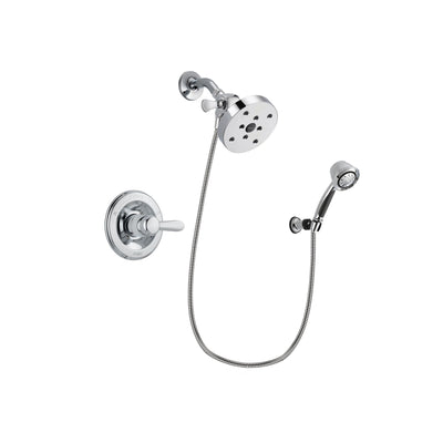Delta Lahara Chrome Shower Faucet System w/ Shower Head and Hand Shower DSP0402V