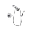 Delta Compel Chrome Finish Shower Faucet System Package with Shower Head and Handheld Shower with Slide Bar Includes Rough-in Valve DSP0440V
