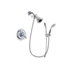 Delta Victorian Chrome Finish Thermostatic Shower Faucet System Package with Water Efficient Showerhead and Handheld Shower with Slide Bar Includes Rough-in Valve DSP0462V