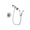 Delta Addison Chrome Finish Shower Faucet System Package with Water Efficient Showerhead and Handheld Shower with Slide Bar Includes Rough-in Valve DSP0476V