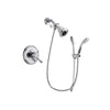 Delta Cassidy Chrome Finish Dual Control Shower Faucet System Package with Water Efficient Showerhead and Handheld Shower with Slide Bar Includes Rough-in Valve DSP0492V