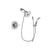 Delta Addison Chrome Finish Shower Faucet System Package with 5-1/2 inch Shower Head and Handheld Shower with Slide Bar Includes Rough-in Valve DSP0544V