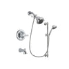 Delta Lahara Chrome Tub and Shower Faucet System with Hand Shower DSP0571V