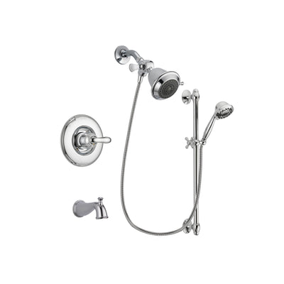 Delta Linden Chrome Tub and Shower Faucet System with Hand Shower DSP0579V