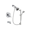 Delta Lahara Chrome Tub and Shower Faucet System with Hand Shower DSP0581V