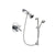 Delta Trinsic Chrome Shower Faucet System w/ Showerhead and Hand Shower DSP0618V