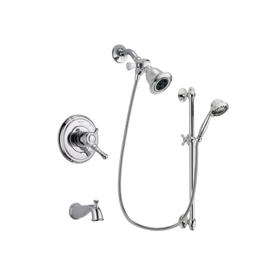 Delta Cassidy Chrome Tub and Shower Faucet System with Hand Shower DSP0627V