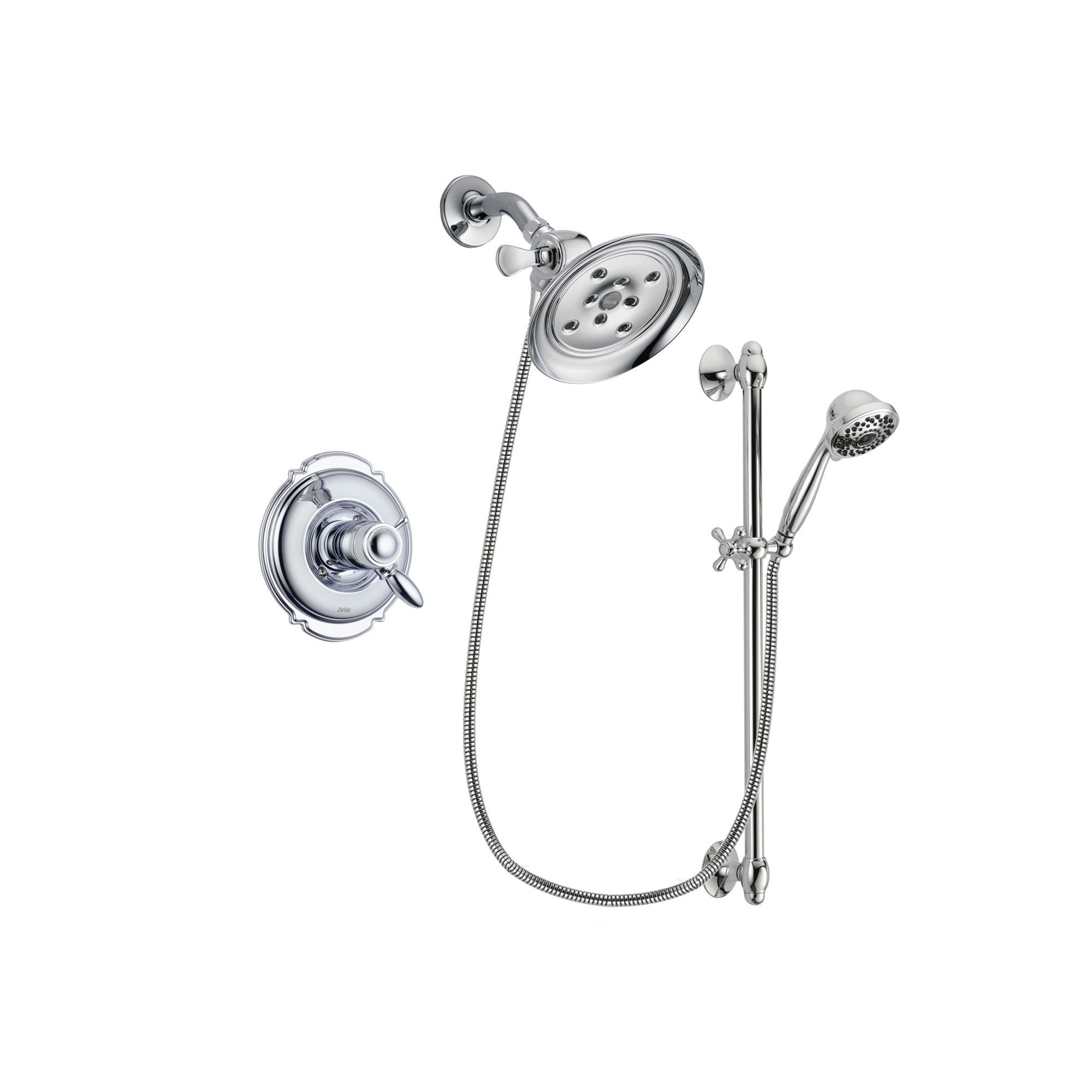 Delta Victorian Chrome Shower Faucet System Package with Hand Shower DSP0632V