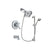 Delta Leland Chrome Finish Thermostatic Tub and Shower Faucet System Package with Large Rain Showerhead and 7-Spray Handheld Shower Sprayer with Slide Bar Includes Rough-in Valve and Tub Spout DSP0633V