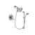 Delta Addison Chrome Finish Thermostatic Shower Faucet System Package with Large Rain Showerhead and 7-Spray Handheld Shower Sprayer with Slide Bar Includes Rough-in Valve DSP0636V