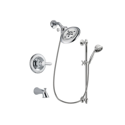 Delta Lahara Chrome Tub and Shower Faucet System with Hand Shower DSP0639V