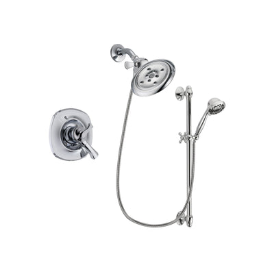 Delta Addison Chrome Shower Faucet System w/ Showerhead and Hand Shower DSP0658V