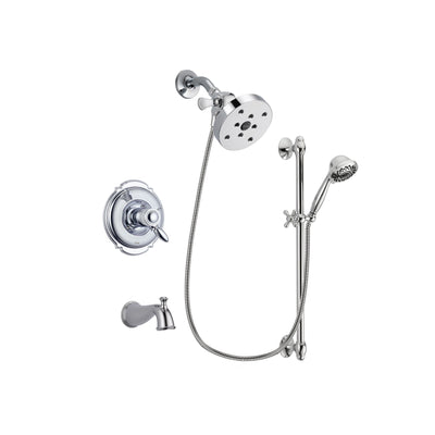 Delta Victorian Chrome Tub and Shower Faucet System with Hand Shower DSP0665V