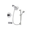 Delta Compel Chrome Tub and Shower Faucet System with Hand Shower DSP0677V