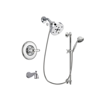 Delta Linden Chrome Tub and Shower Faucet System with Hand Shower DSP0681V
