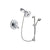 Delta Leland Chrome Shower Faucet System w/ Shower Head and Hand Shower DSP0690V