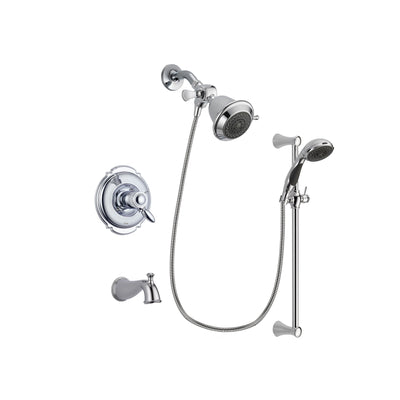 Delta Victorian Chrome Tub and Shower Faucet System with Hand Shower DSP0699V