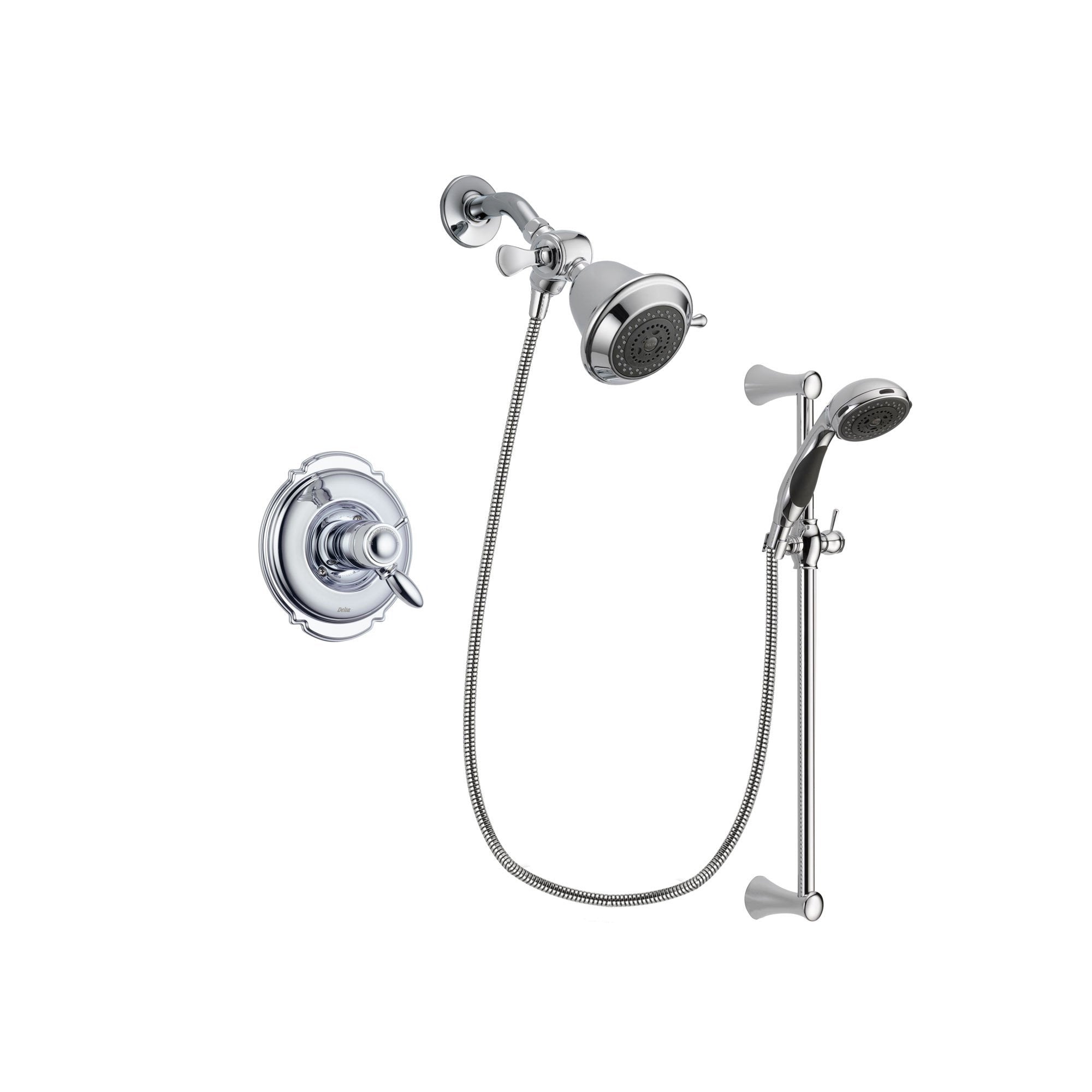 Delta Victorian Chrome Shower Faucet System Package with Hand Shower DSP0700V