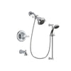 Delta Lahara Chrome Tub and Shower Faucet System with Hand Shower DSP0707V