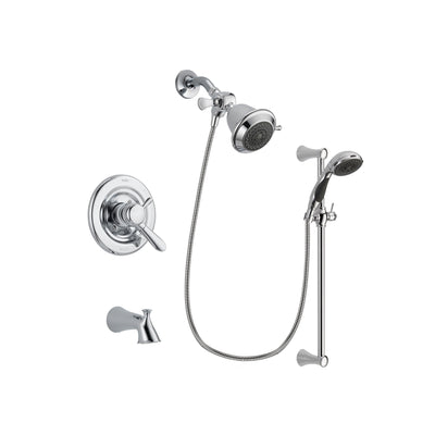 Delta Lahara Chrome Tub and Shower Faucet System with Hand Shower DSP0717V