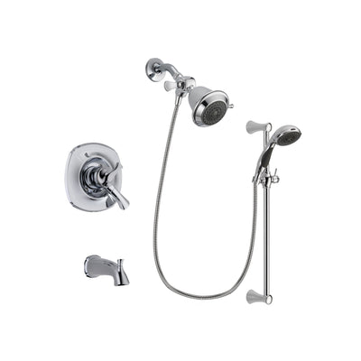 Delta Addison Chrome Tub and Shower Faucet System with Hand Shower DSP0725V
