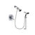 Delta Addison Chrome Finish Thermostatic Shower Faucet System Package with Water Efficient Showerhead and 5-Spray Wall Mount Slide Bar with Personal Handheld Shower Includes Rough-in Valve DSP0738V