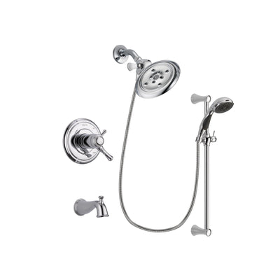 Delta Cassidy Chrome Tub and Shower Faucet System with Hand Shower DSP0773V