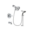 Delta Lahara Chrome Tub and Shower Faucet System with Hand Shower DSP0775V