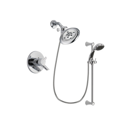 Delta Compel Chrome Shower Faucet System w/ Shower Head and Hand Shower DSP0790V