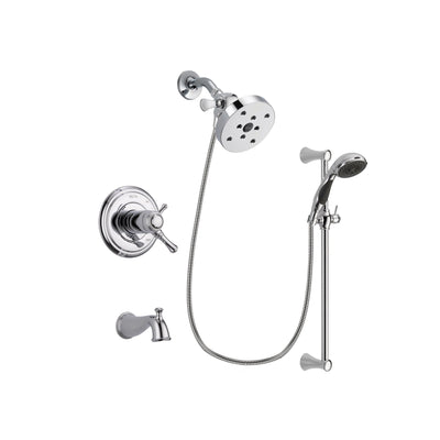 Delta Cassidy Chrome Tub and Shower Faucet System with Hand Shower DSP0807V
