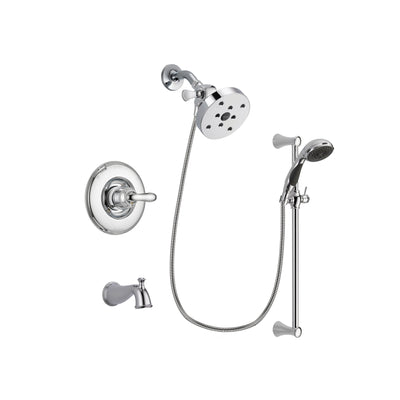 Delta Linden Chrome Tub and Shower Faucet System with Hand Shower DSP0817V