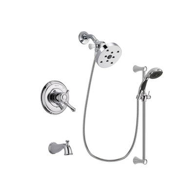 Delta Cassidy Chrome Tub and Shower Faucet System with Hand Shower DSP0831V