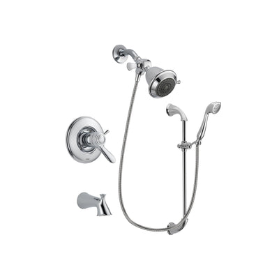 Delta Lahara Chrome Tub and Shower Faucet System with Hand Shower DSP0833V