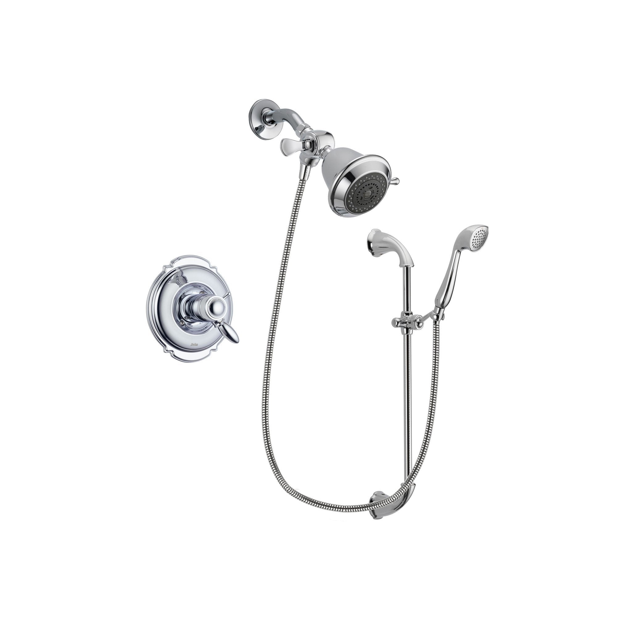 Delta Victorian Chrome Shower Faucet System Package with Hand Shower DSP0836V