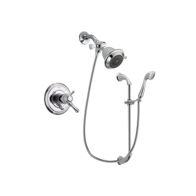 Delta Cassidy Chrome Shower Faucet System w/ Showerhead and Hand Shower DSP0842V