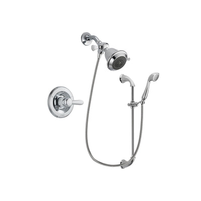 Delta Lahara Chrome Shower Faucet System w/ Shower Head and Hand Shower DSP0844V