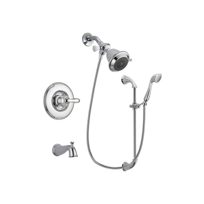 Delta Linden Chrome Tub and Shower Faucet System with Hand Shower DSP0851V