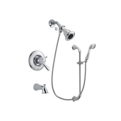 Delta Lahara Chrome Tub and Shower Faucet System with Hand Shower DSP0867V